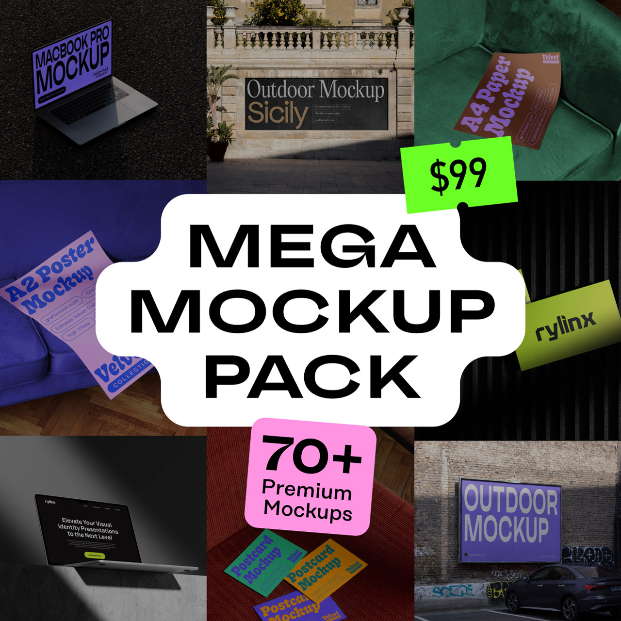 Mega Mockup Pack